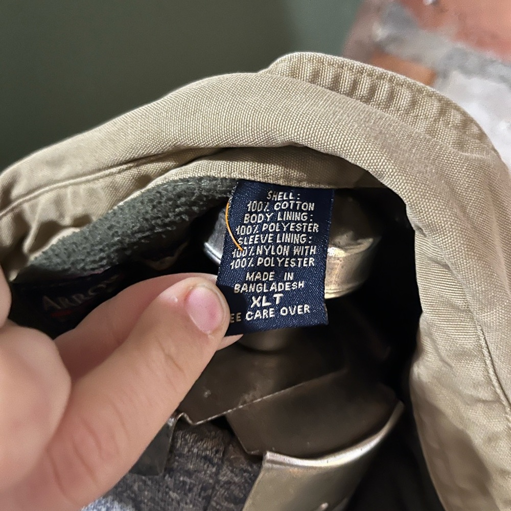 Arrow Men's Khaki Shirt Jacket - Picture 4 of 4